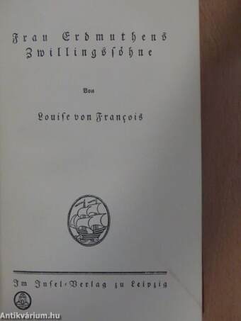 Frau Erdmuthens Zwillingssöhne (gótbetűs)