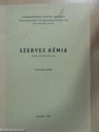 Szerves kémia