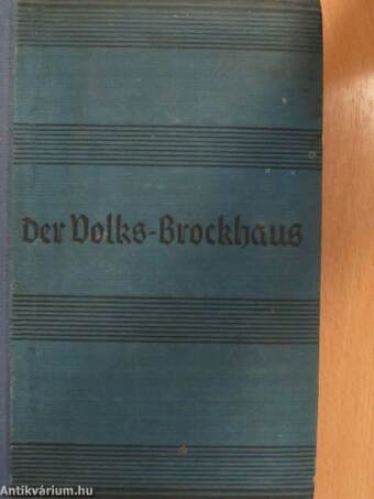 Der Volks-Brockhaus (gótbetűs)