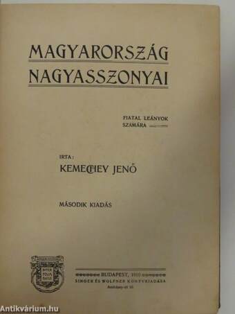 Magyarország nagyasszonyai