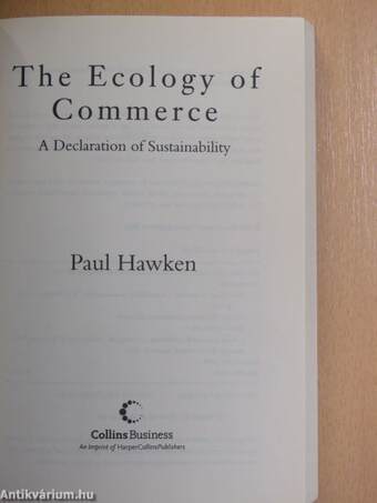 The Ecology of Commerce