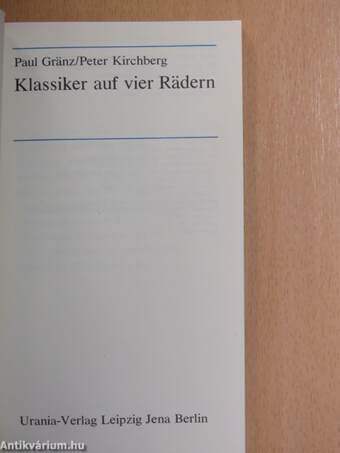 Klassiker auf vier Rädern