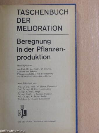 Beregnung in der Pflanzenproduktion