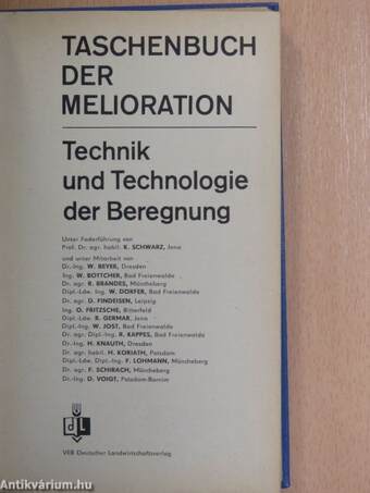 Technik und Technologie der Beregnung