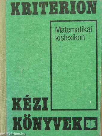 Matematikai kislexikon