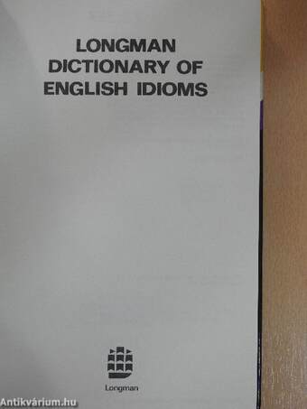 Longman Dictionary of English Idioms