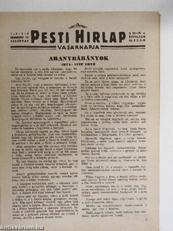 A Pesti Hirlap Vasárnapja 1933. december 10.