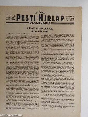 A Pesti Hirlap Vasárnapja 1935. szeptember 1.