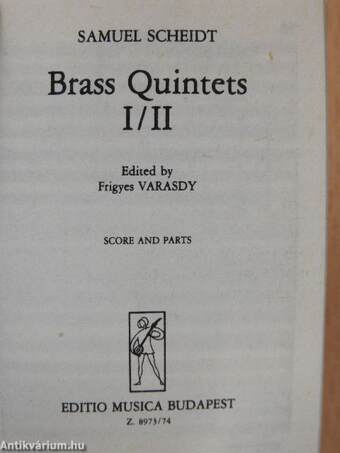 Early Chamber Music/Violin Duos/Violin Trios/Trios for two violins and violoncello/Early Pieces for two and three violoncellos/Early Baroque Works for Strings/Early Music for flute and guitar (minikönyv)