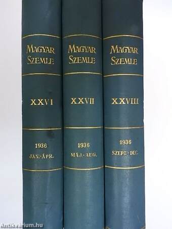 Magyar Szemle 1936. január-december I-III.