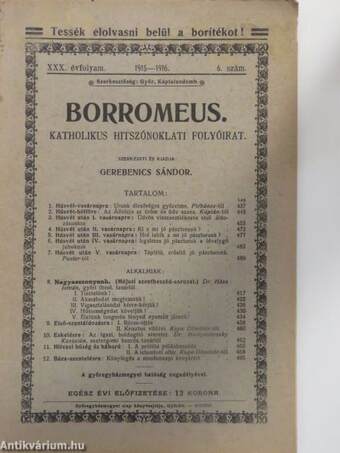 Borromeus 1915-1916/6.