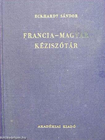 Francia-magyar kéziszótár