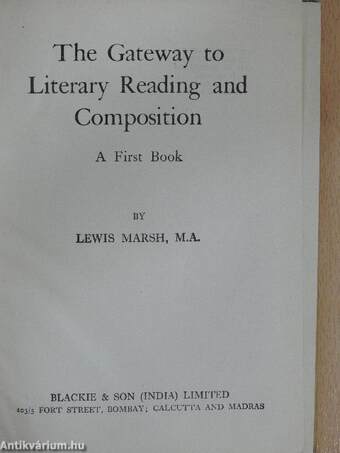 The Gateway to Literary Reading and Composition I.