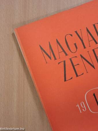 Magyar Zene 1971/1.