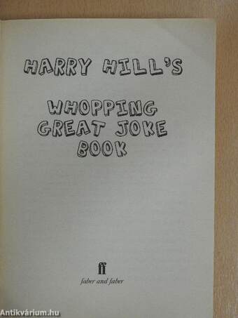 Harry Hill's Whopping Great Joke Book