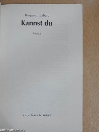 Kannst du