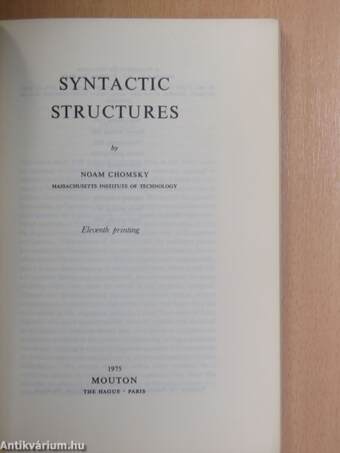 Syntactic Structures