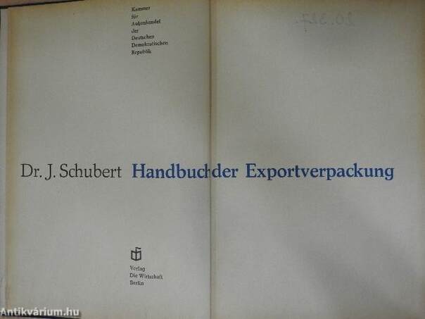 Handbuch der Exportverpackung