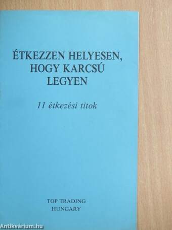 Étkezzen helyesen, hogy karcsú legyen