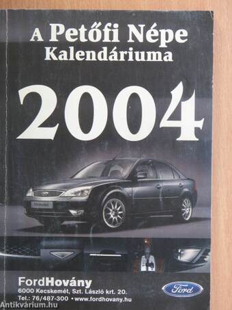 A Petőfi Népe Kalendáriuma 2004