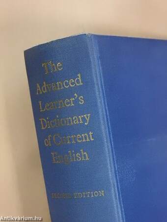 The advanced learner's dictionary of current english