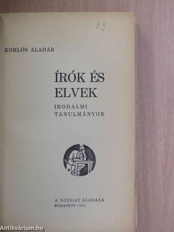 Írók és elvek