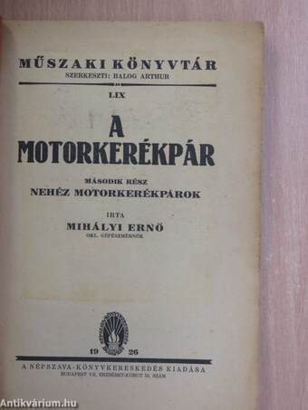 A motorkerékpár II.