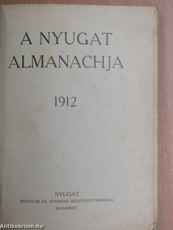 A Nyugat Almanachja 1912