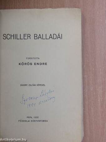 Schiller balladái