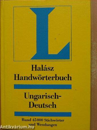 Handwörterbuch ungarisch-deutsch/Magyar-német kéziszótár