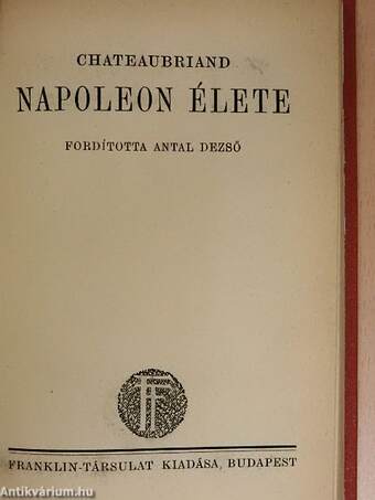 Napoleon élete