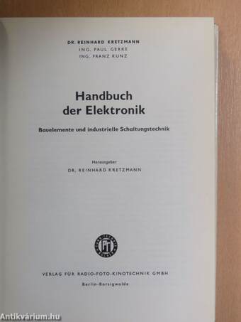 Handbuch der Elektronik