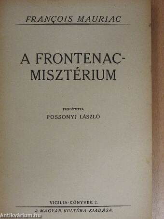 A Frontenac-misztérium