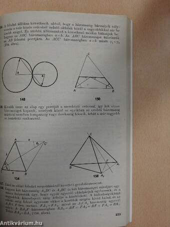 Geometriai feladatok gyűjteménye I.