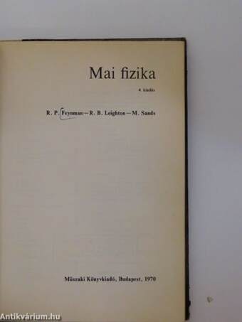 Mai fizika 1.