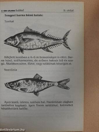 A 100 legjobb halétel