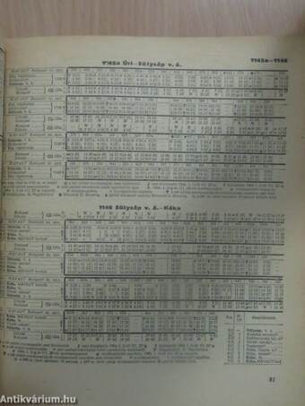 Hivatalos autóbusz menetrend I. - Érvényes 1965. május 30-tól 1966. május 21-ig