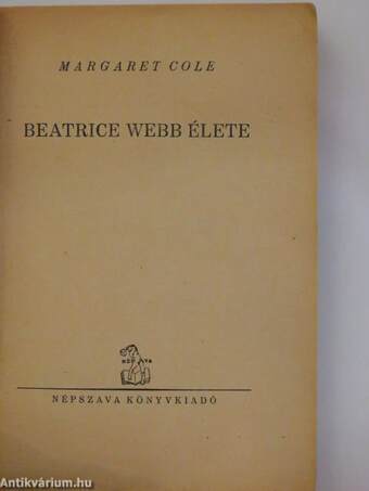 Beatrice Webb élete