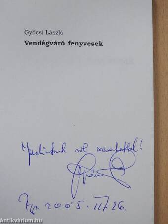 Vendégváró fenyvesek (dedikált példány)