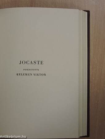 A sovány kandur/Jocaste