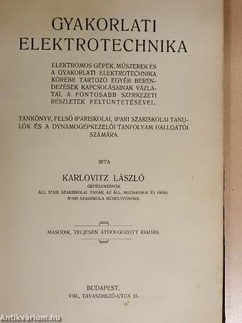 Gyakorlati elektrotechnika