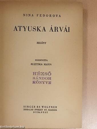 Atyuska árvái