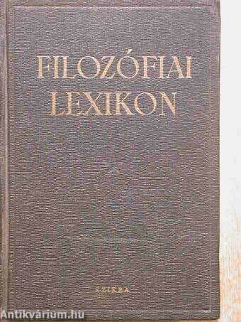 Filozófiai lexikon