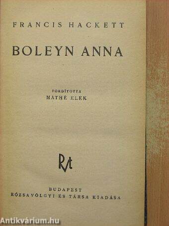 Boleyn Anna