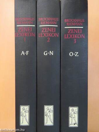 Zenei Lexikon 1-3.