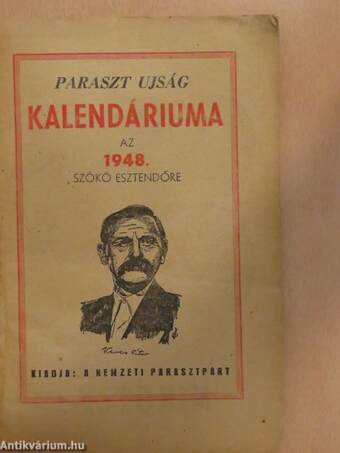 Paraszt Ujság Kalendáriuma az 1948. szökő esztendőre