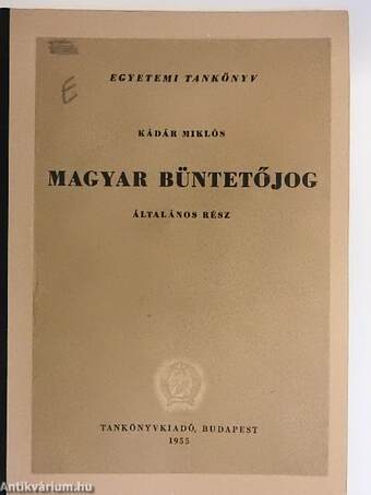 Magyar büntetőjog