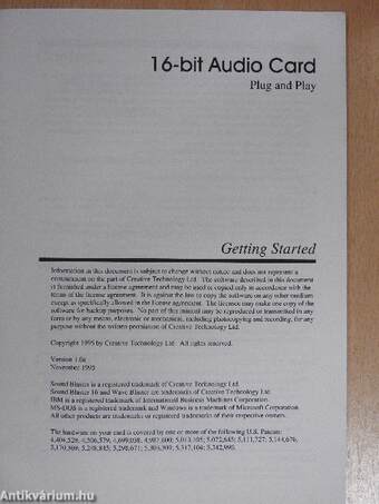 16-Bit Audio Card