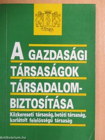 A gazdasági társaságok társadalombiztosítása