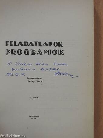 Új Fáklya 18. II. (dedikált példány)